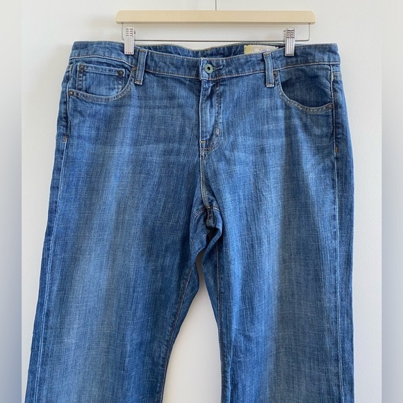 Gap 1969 Blue Stretch Flare Jeans Size 16 Long - Picture 2 of 8